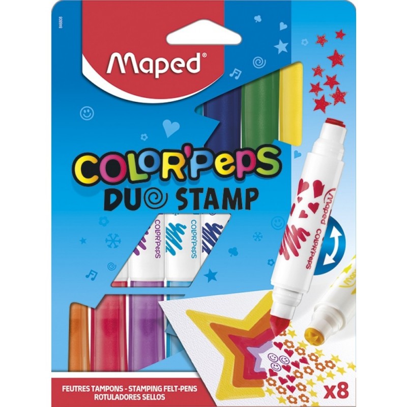 Duo Stamp Felt Pens X8