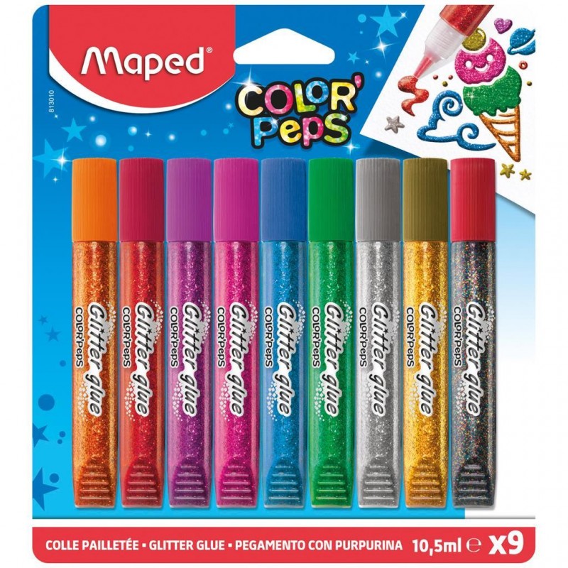 Glitter Glue X9 Tubes