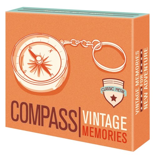 Legami Vintage Memories Compass Keyring