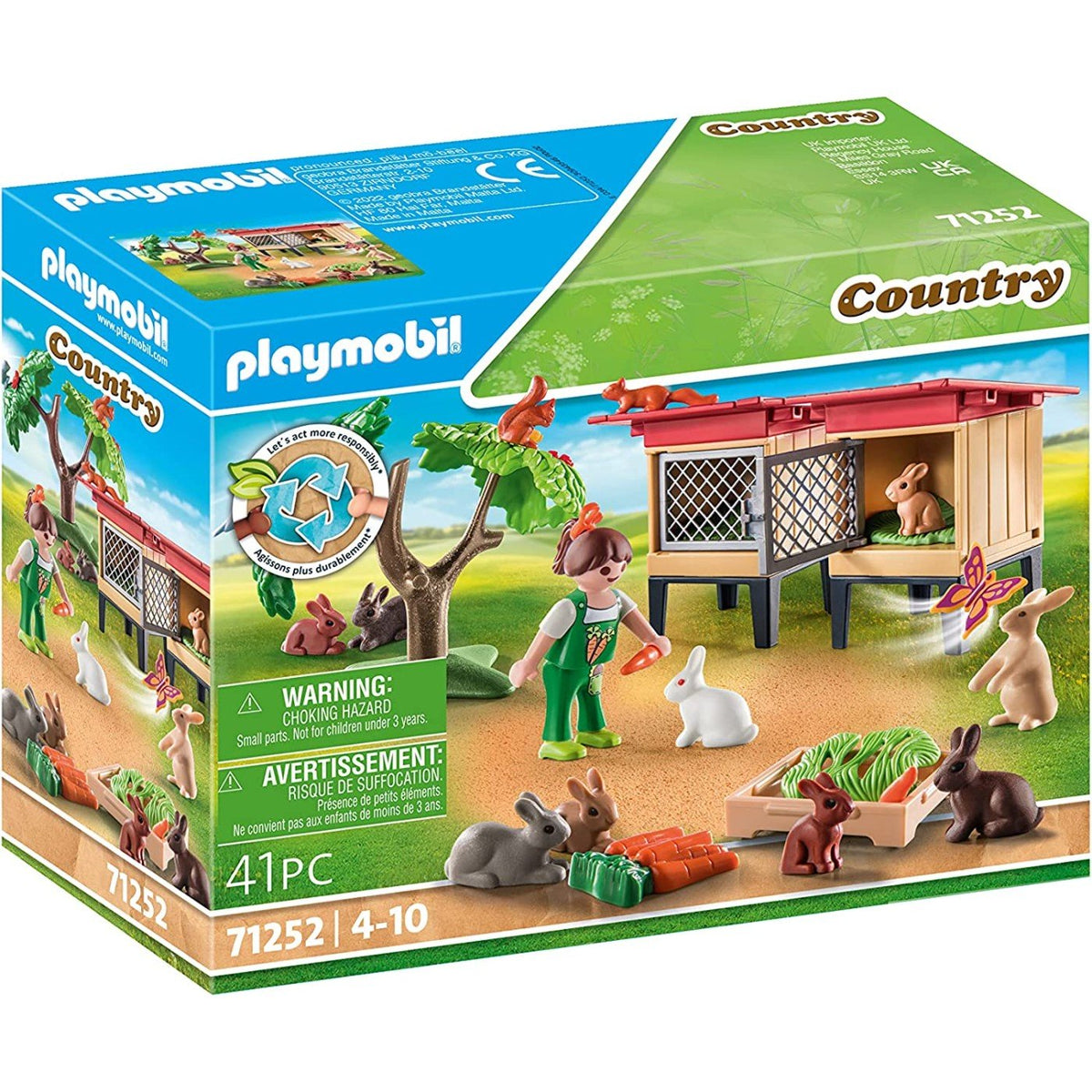 Country Rabbit Hutch - 71252