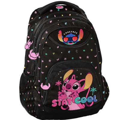 Backpack Disney Lilo & Stitch - 3 Zip Fit A4