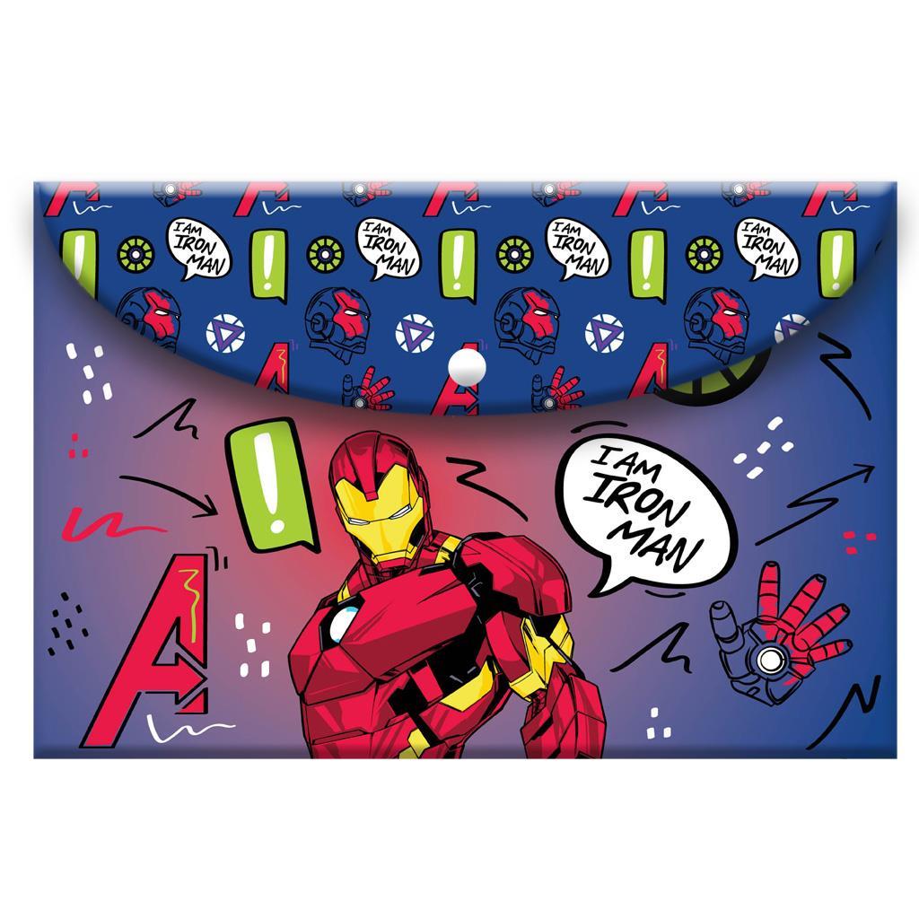 FOLDER WITH BUTTON A4 IRON MAN