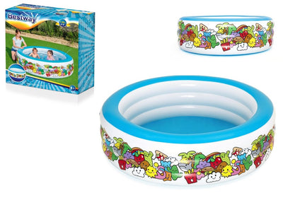 Bestway 3-Ring Play Pool 196X53Cm