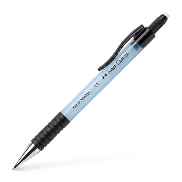 Mechanical Pencil Grip Matic 0.5 Sky Blue With Rubber