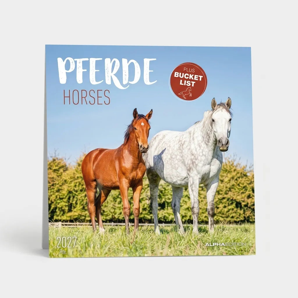 Alpha Edition Pferde Horses 2027 Calendar