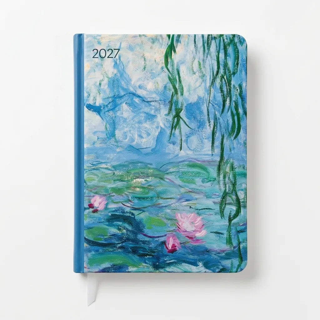 Diary 2027 Hardcover with Elastic Closure