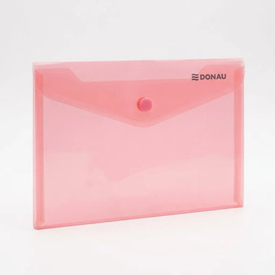 Button Folder DL 22 x 12 cm pink