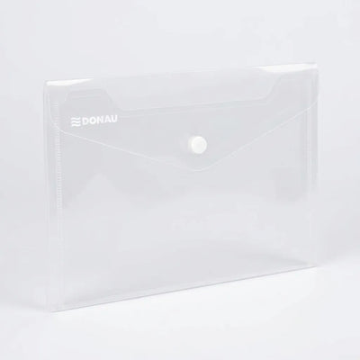 Button Folder DL 22 x 12 cm transperant