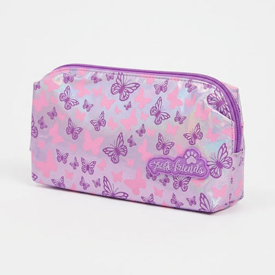 Pet's Friends Butterfly Print Pouch - pencil case