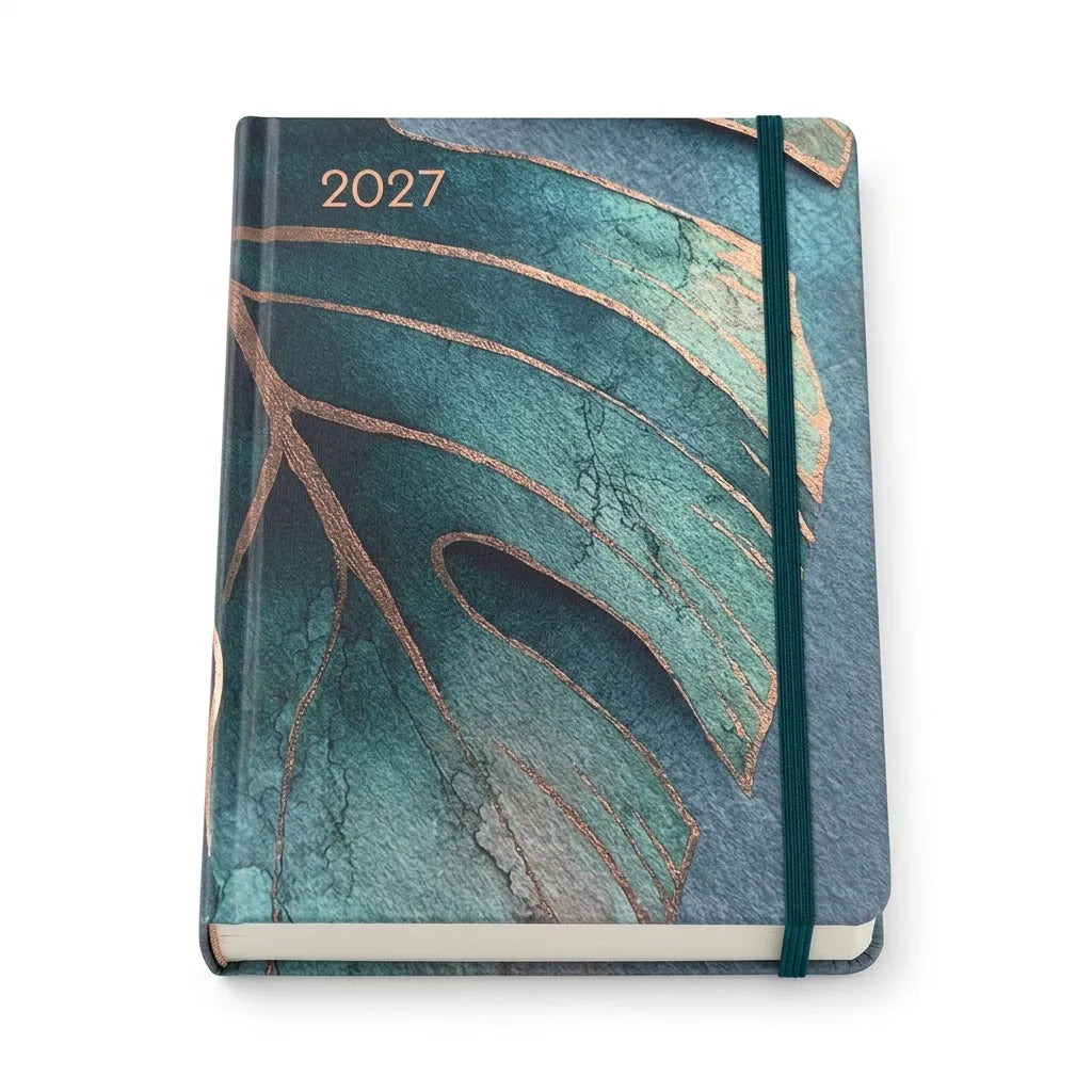Diary 2027 Hardcover with Elastic Closure