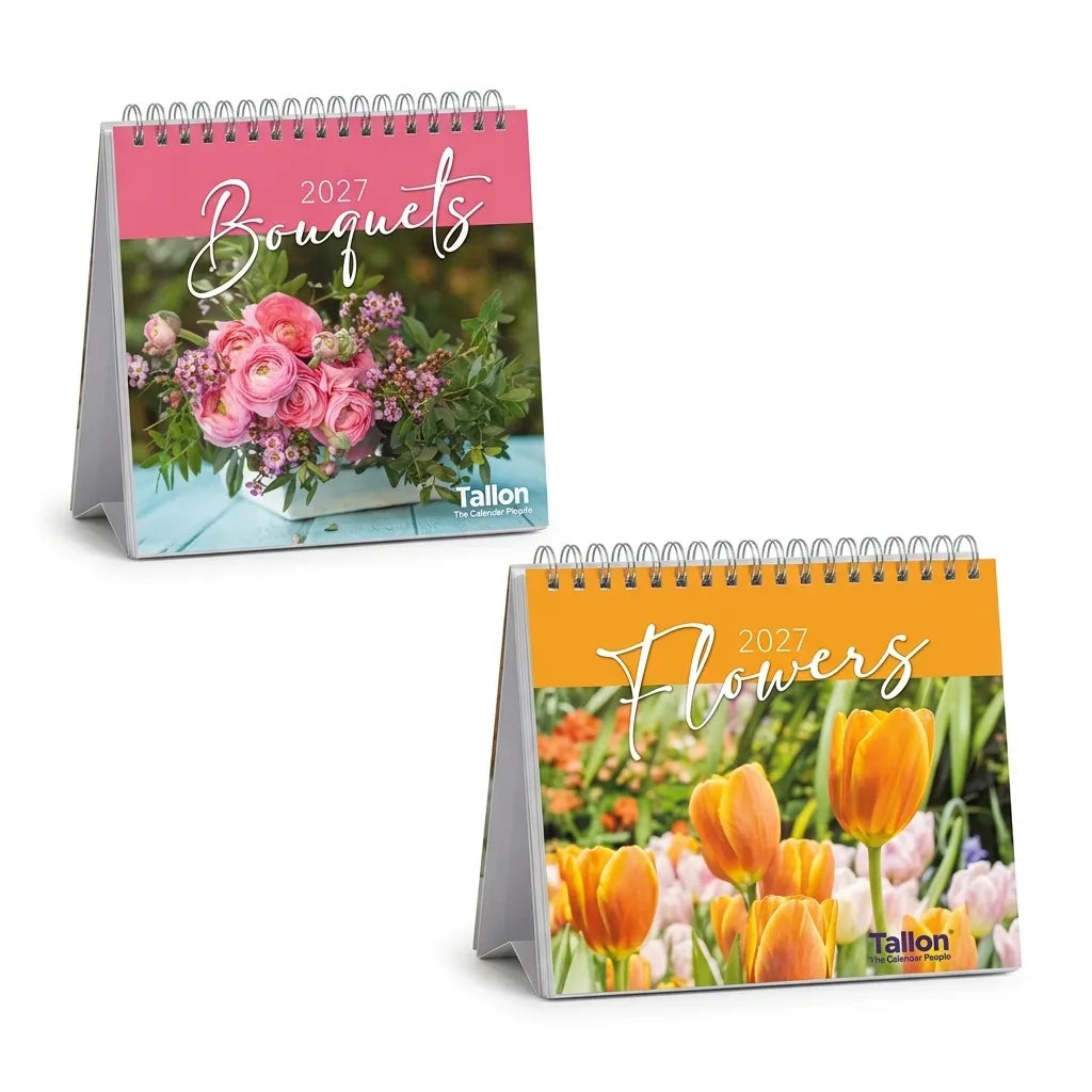 2027 Bouquets & Flowers Desk Calendars