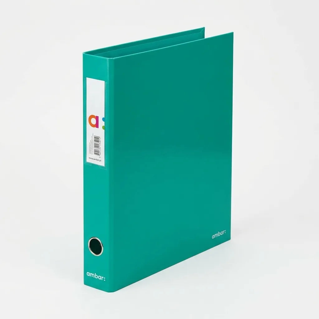 File 2 ring Binder Turquoise