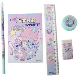 Disney STITCH & ANGEL - Stationery Set - 5pc
