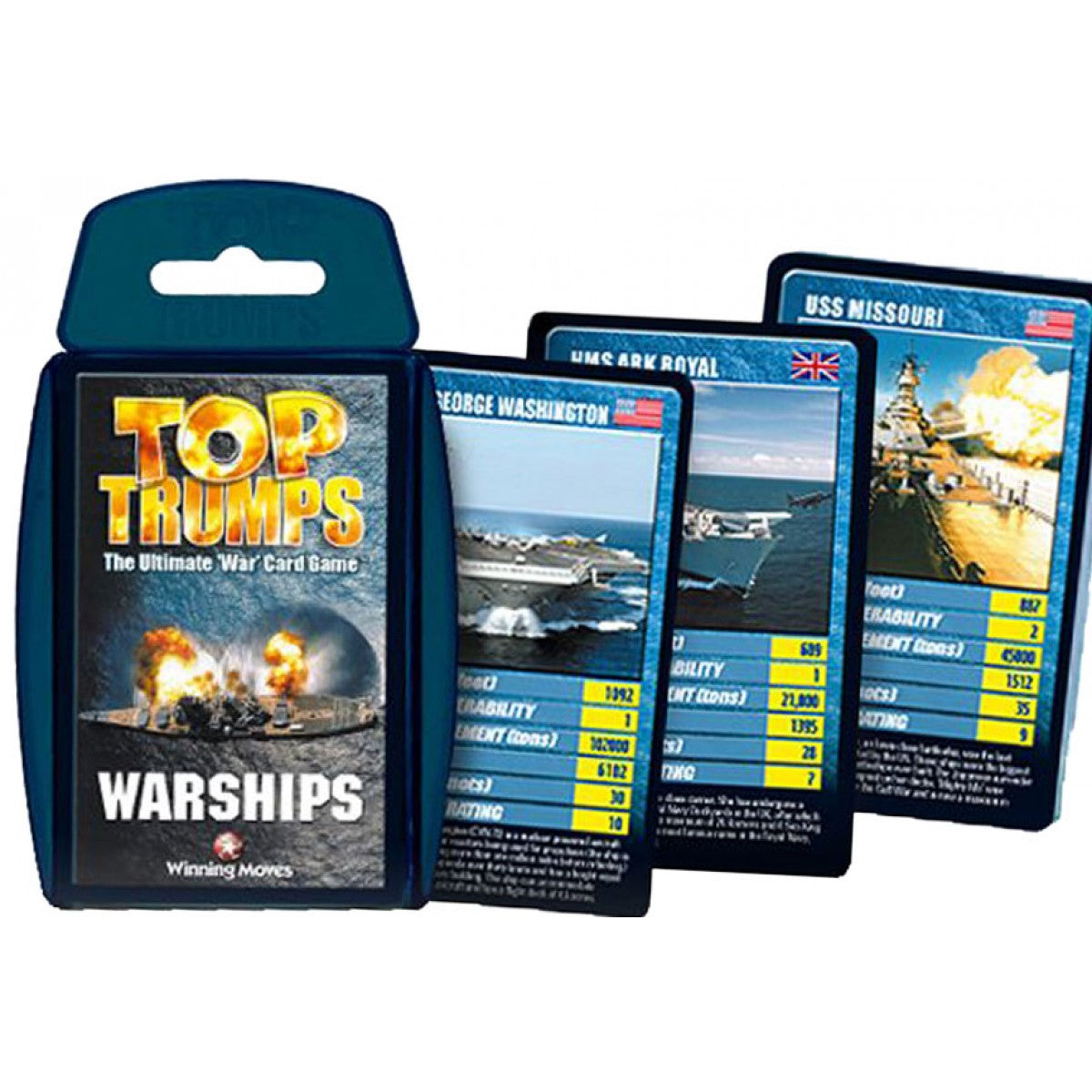 Top Trumps Card Game - Battleships Edition