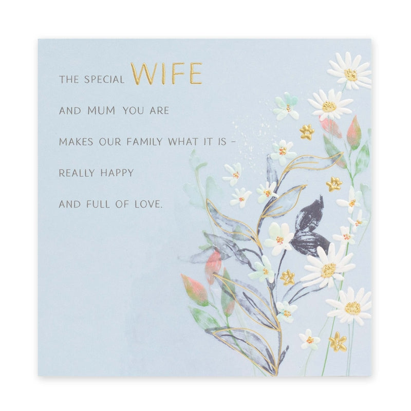 Mothers Day Card For the Special Wife - Full Of Love
