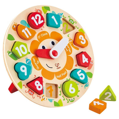 Chunky Clock Puzzle - shape sorting clock