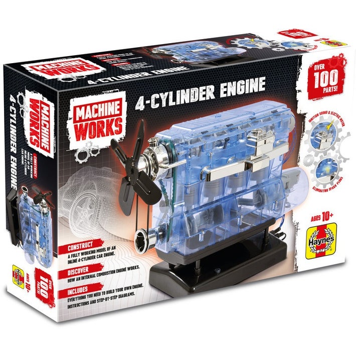 4-Cylinder Engine Machine Works Over 100 Parts