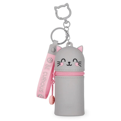 Legami Mini Kawaii Kitty Coin Purse with Key Ring