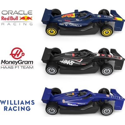 Mattel Hot Wheels Racing Formula 1 Grand Prix Circuit Track Set with 3 1:64 Scale Die-Cast Toy Cars