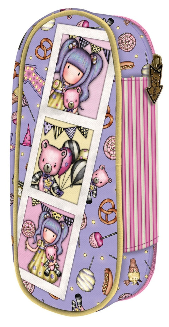 Pencil Case Oval Gorjuss Fairground