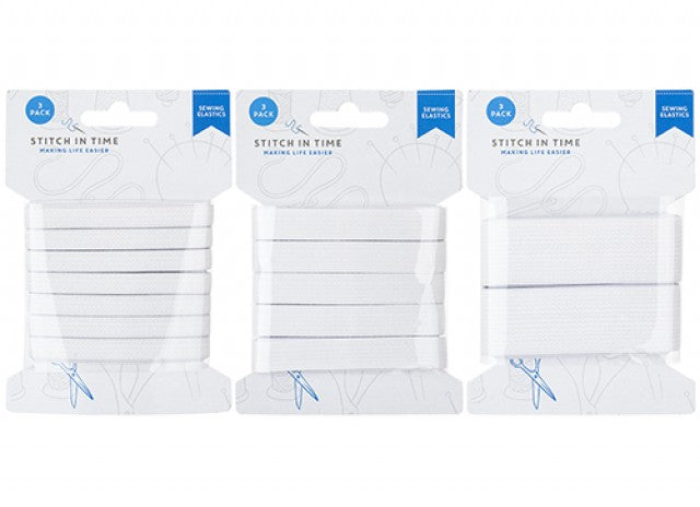 White Sewing Elastic