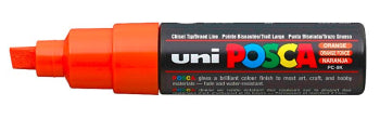 Posca Paint Markers - 8Mm Chisel Orange