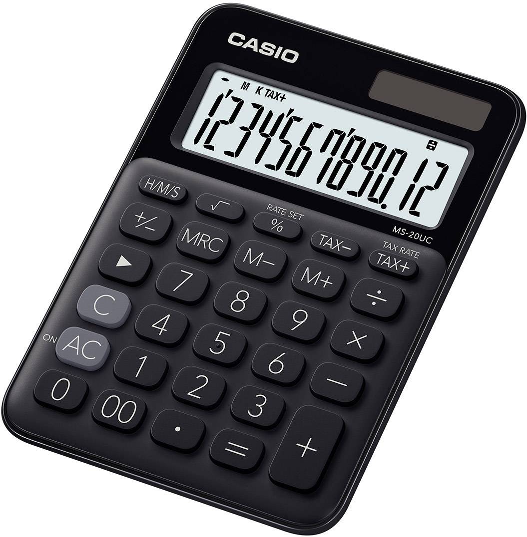 Casio 12 Digits - Black Colour