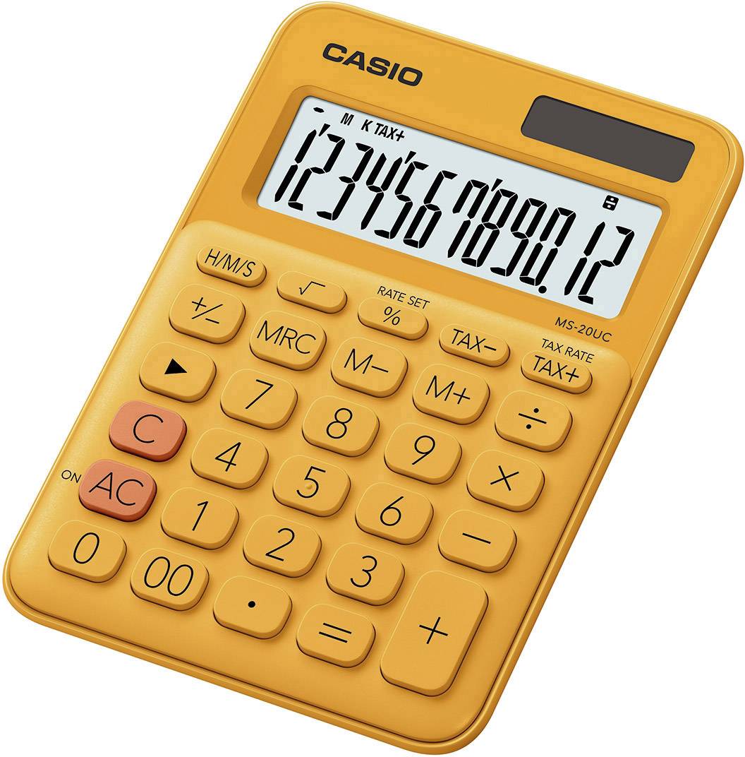 Casio 12 Digits - Orange Colour