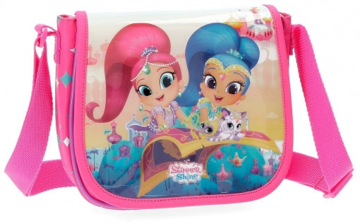 Shimmer And Shine Shiny Shoulder Bag With Flap 15 Cm