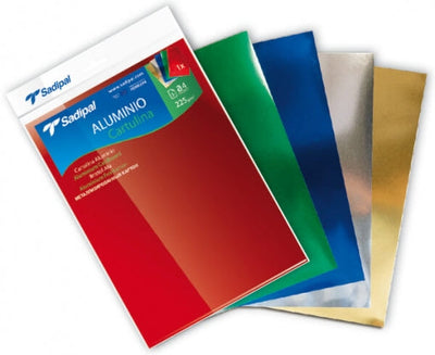 Aluminium Cardboard 225Gsm A4 X5 Pcs