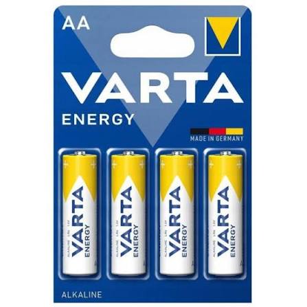 Varta Energy AA Alkaline Batteries -1 Pack x 4 batteries