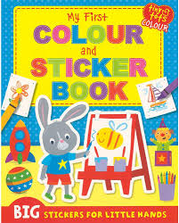My First Colour And Sticker Book