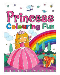 Princess A5 Colouring Fun
