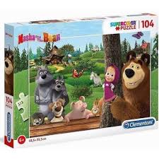 Masha And The Bear Puzzle 104Pcs