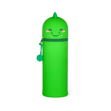 Legami soft 2 in 1 silicone pencil case kawaii Dino