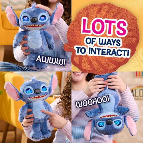 Disney Lilo & Stitch Many Moods Stitch Interactive Plush