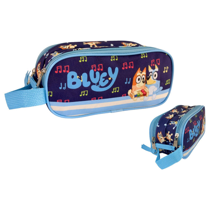 Bluey Dreams Pencil Case - 2 zip pencil case