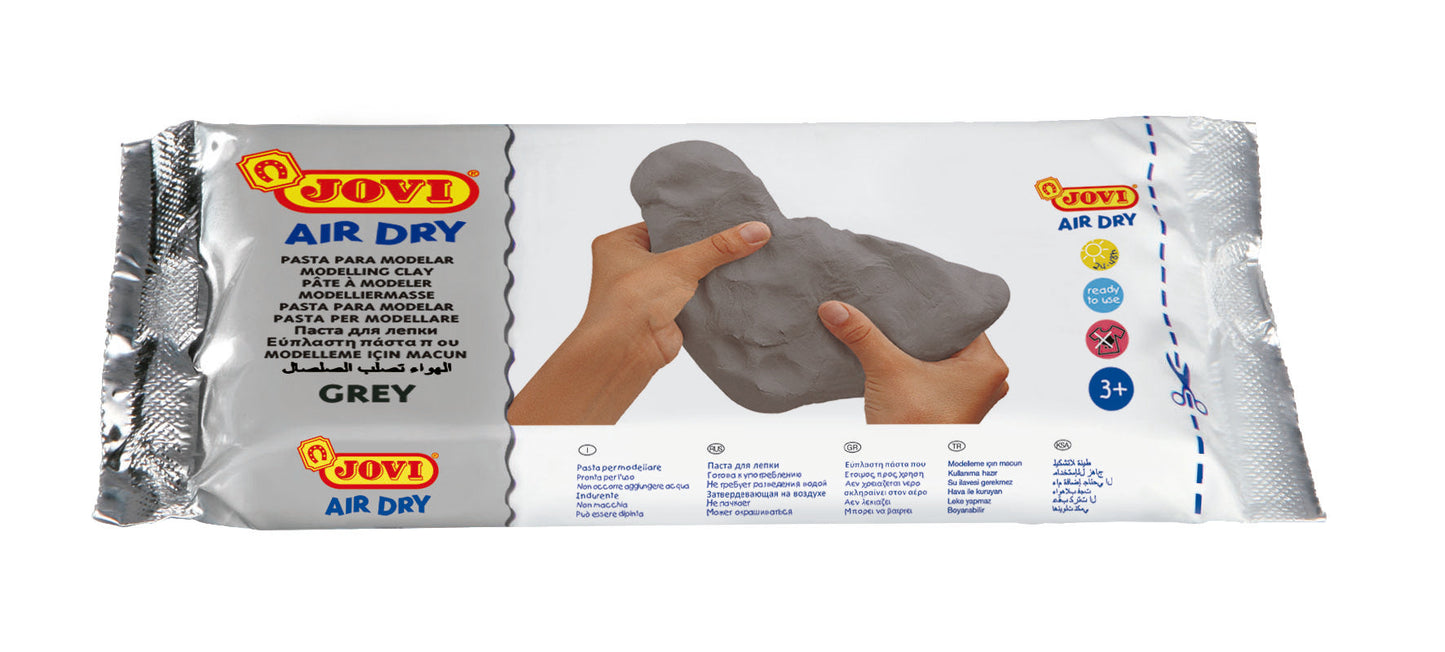 Jovi Air Dry Modelling Clay Grey 250gr