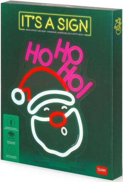 Legami It's a Sign Neon Effect LED Lamp - Santa Claus