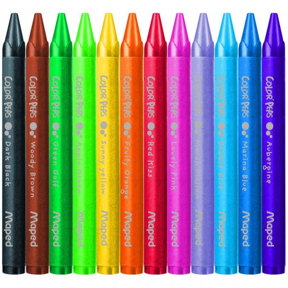 Wax X12 Colour Peps Wax