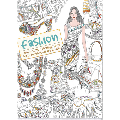 Mandala Adult Colouring Book - Fashion Design