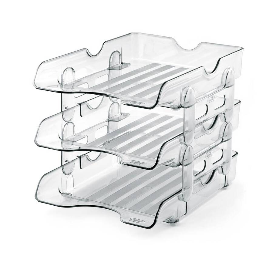 Triple Document Tray Transperant