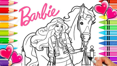 Barbie Colouring Book