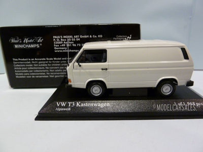 Vw T3 Transporter White 1:43