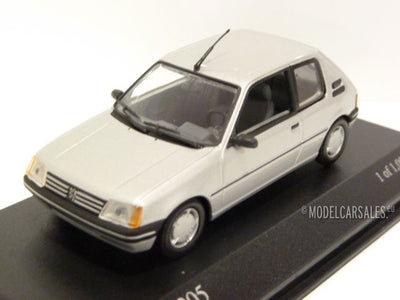 Peugeot 205 1990 Silver 1:43