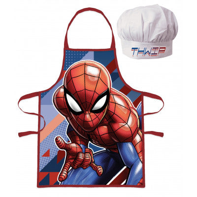 Spiderman Apron + Cap