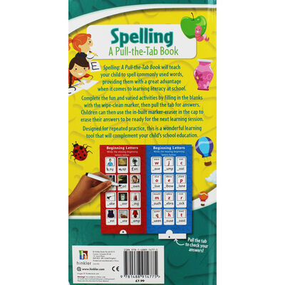 Pull-the-Tab Board Book - Spelling
