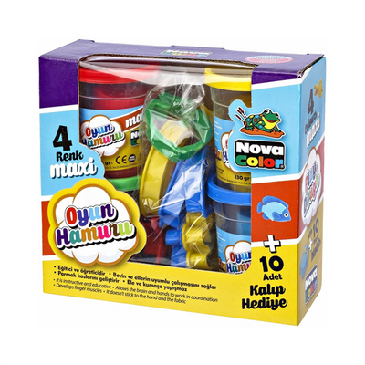 Play Dough Set with 10 Molds