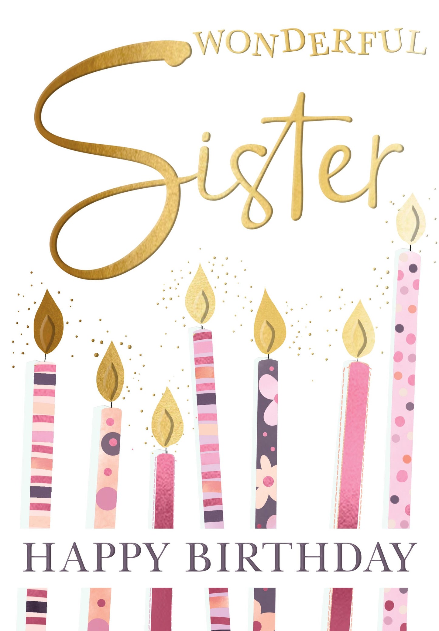 Happy Birthday - Wonderful Sister