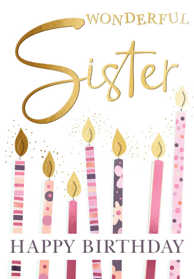 Happy Birthday - Wonderful Sister